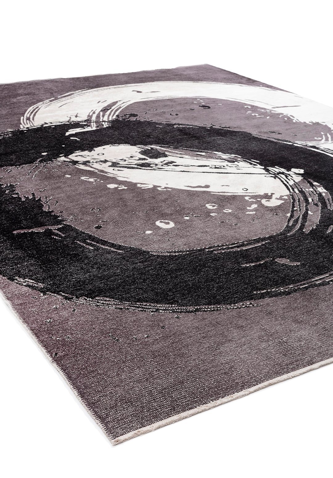 MADRID BLACK - CHARCOAL - ECRU RUG - 4