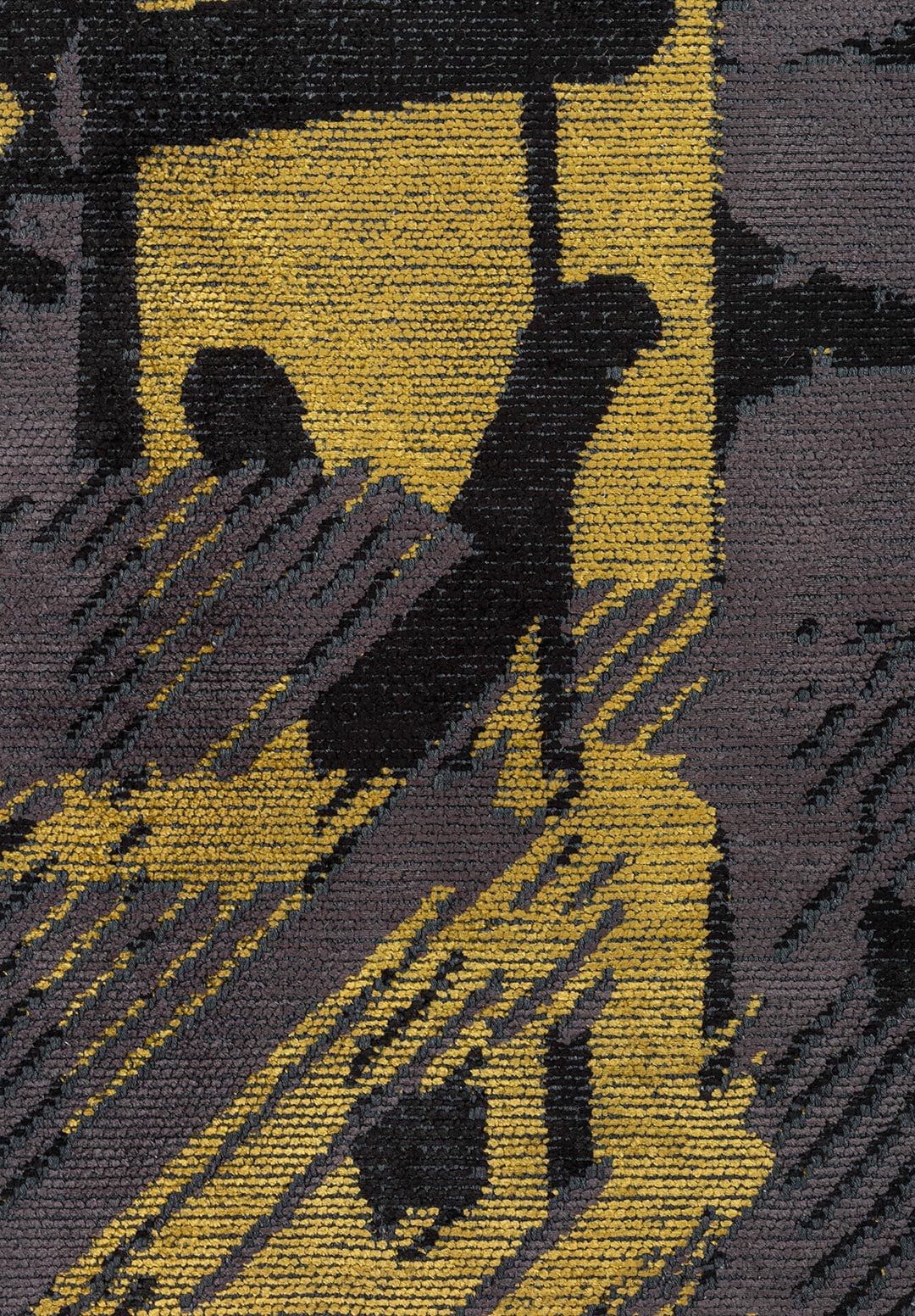 BILBAO BLACK - YELLOW - CHARCOAL RUG - 5