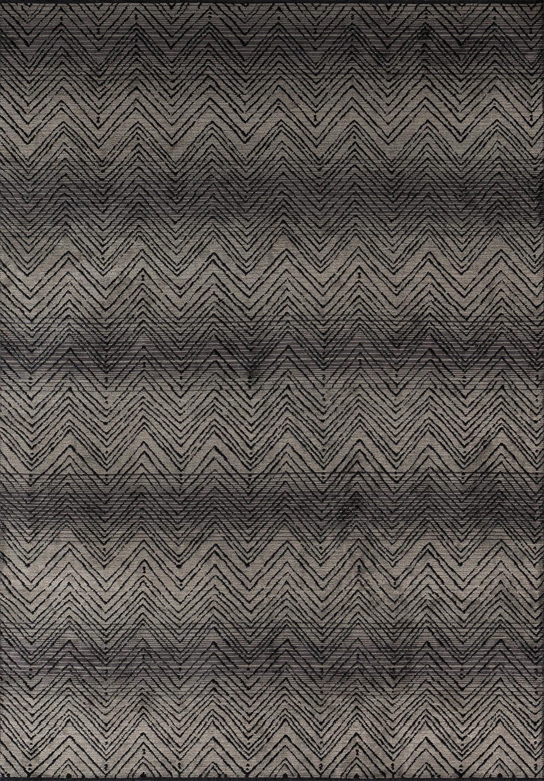 ZARAGOZA CHARCOAL - BEIGE - GREY - BLACK RUG - 1