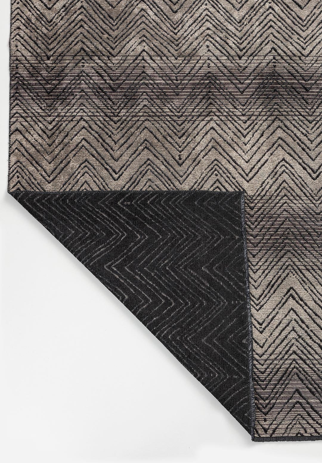 ZARAGOZA CHARCOAL - BEIGE - GREY - BLACK RUG - 3