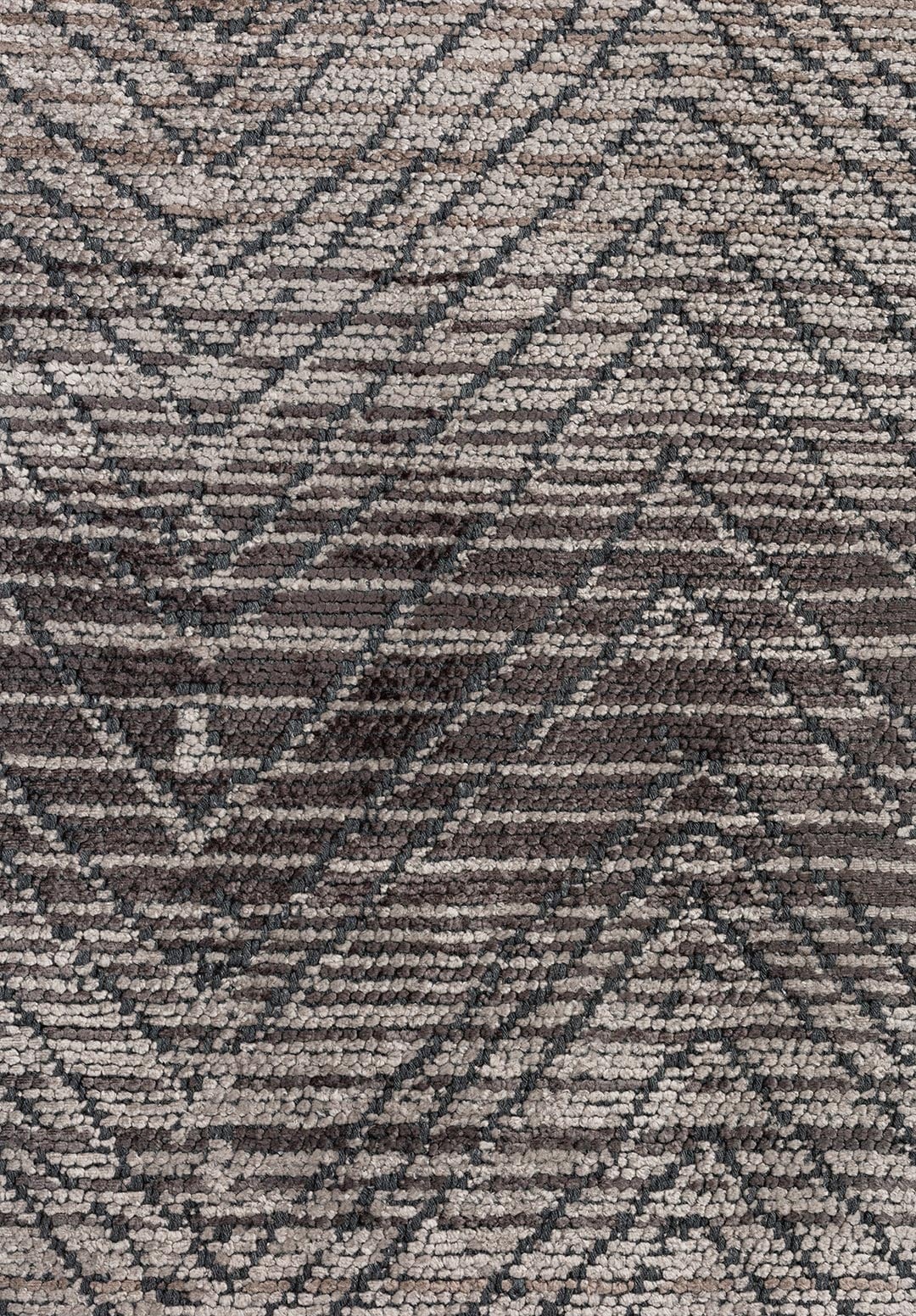 ZARAGOZA CHARCOAL - DARK GREY - BEIGE - LIGHT CREAM RUG - 5