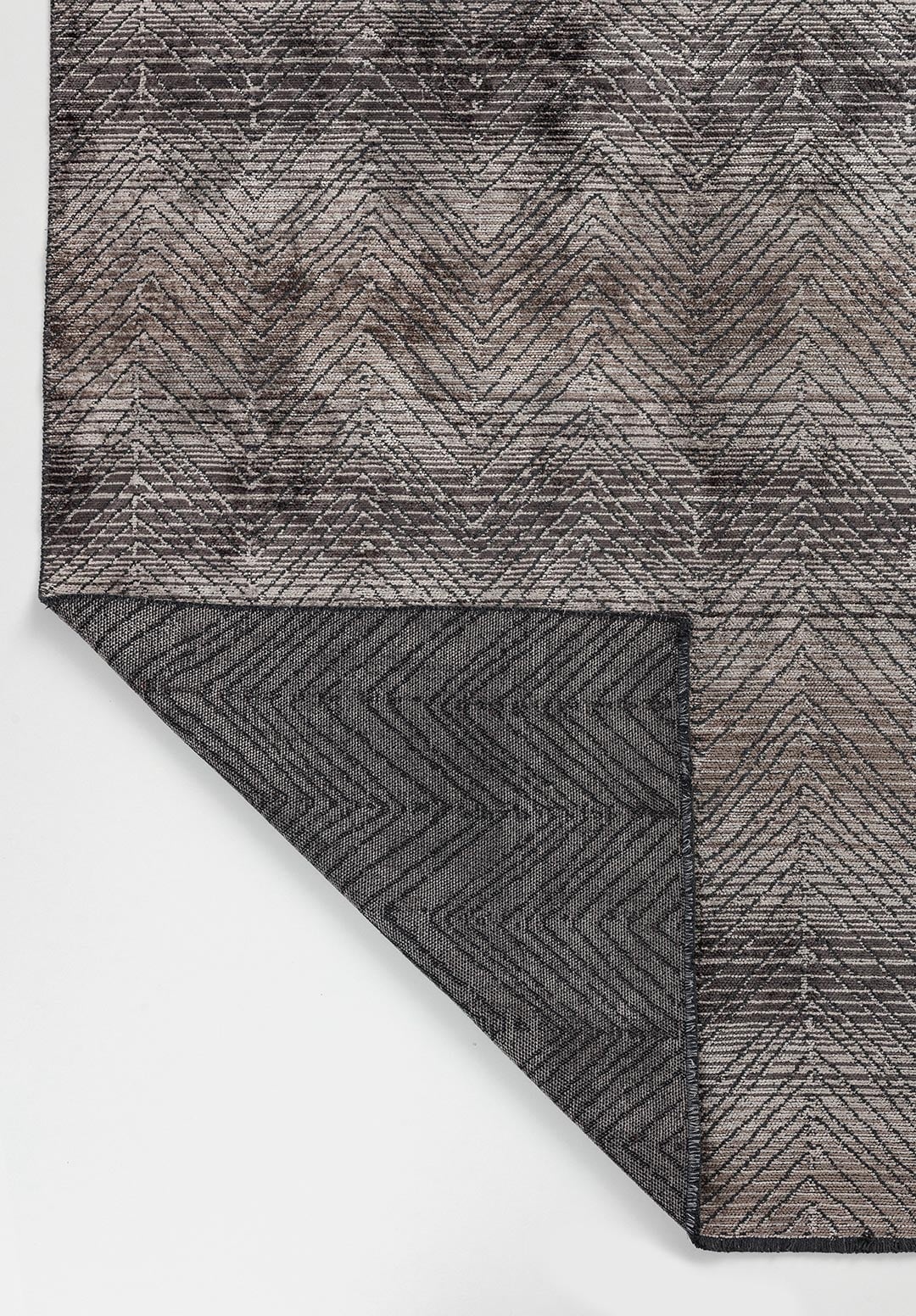ZARAGOZA CHARCOAL - DARK GREY - BEIGE - LIGHT CREAM RUG - 3