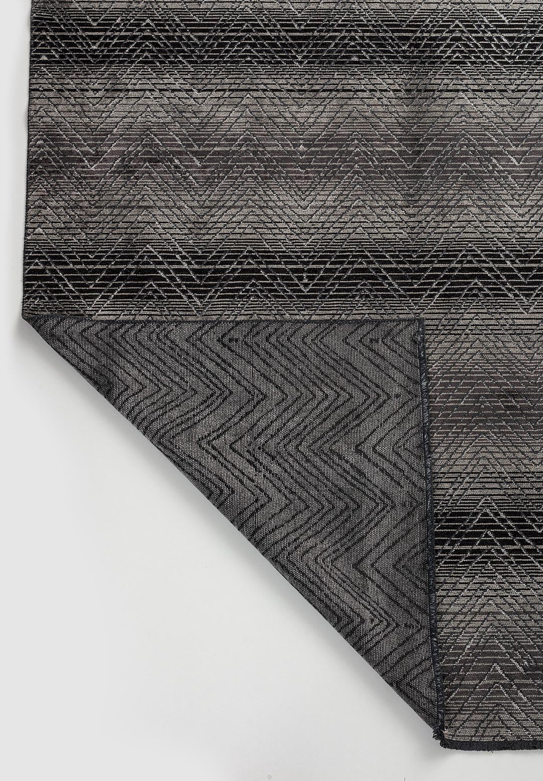 ZARAGOZA CHARCOAL - BLACK - GREY - LIGHT CREAM RUG - 3