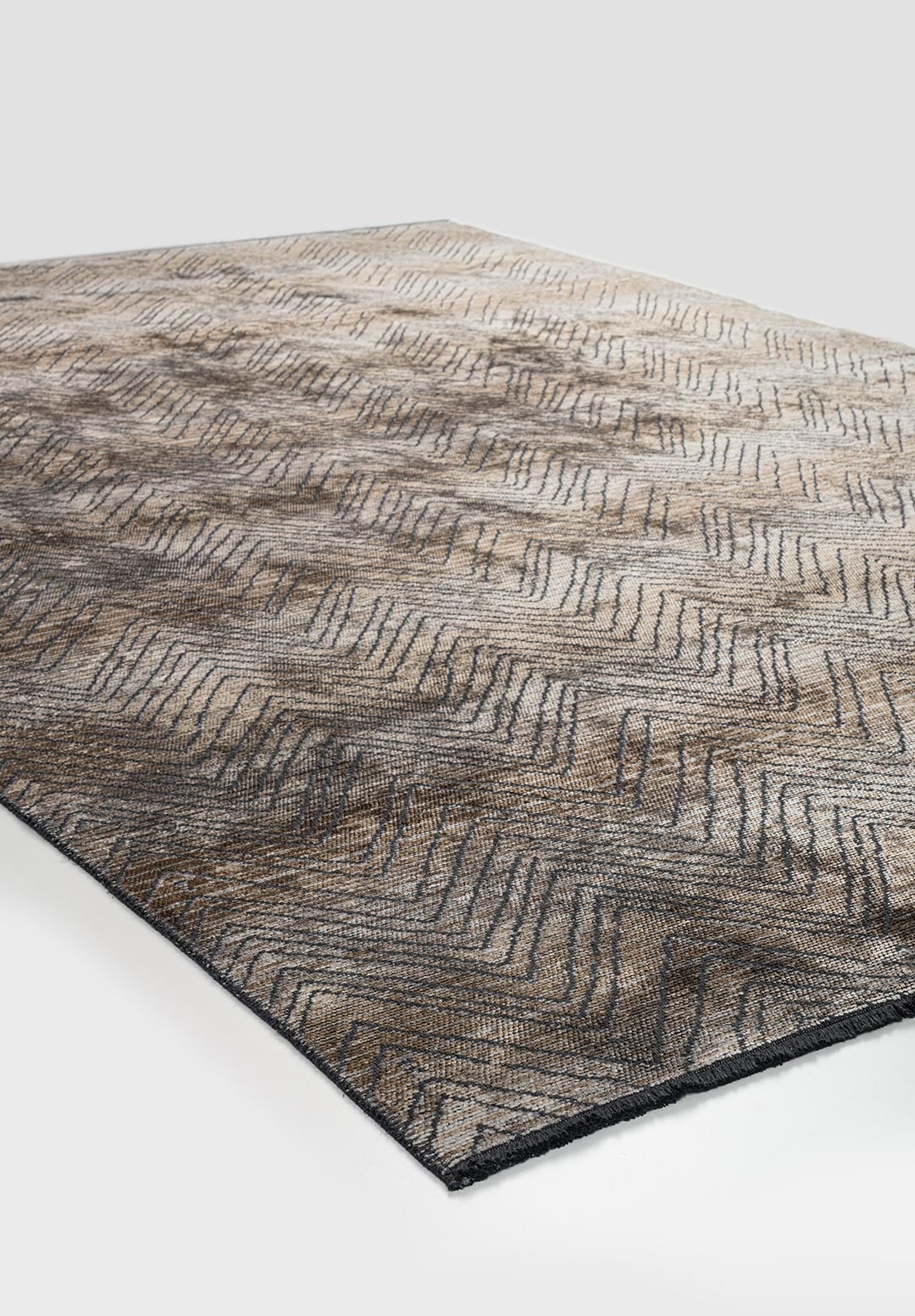 ZARAGOZA MINK - DARK BEIGE - BEIGE - LIGHT CREAM RUG - 4