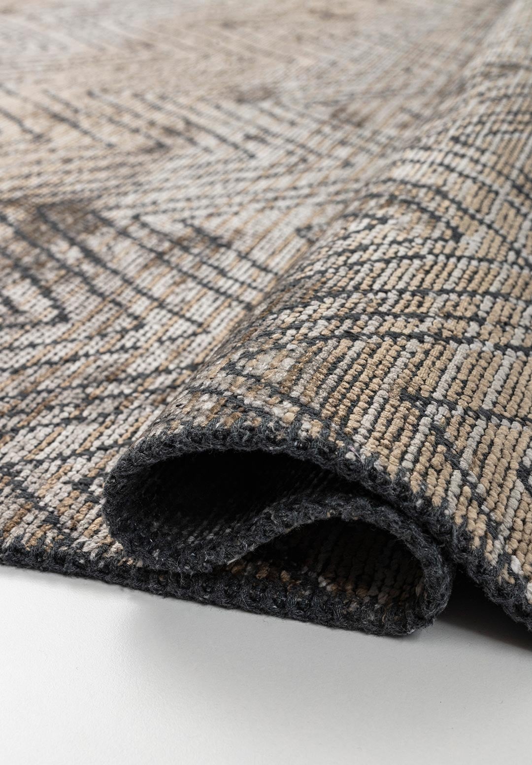 ZARAGOZA MINK - DARK BEIGE - BEIGE - LIGHT CREAM RUG - 2