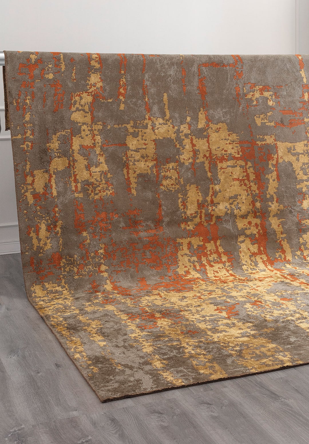 TOLEDO KHAKI - GOLD - RUST RUG - 4