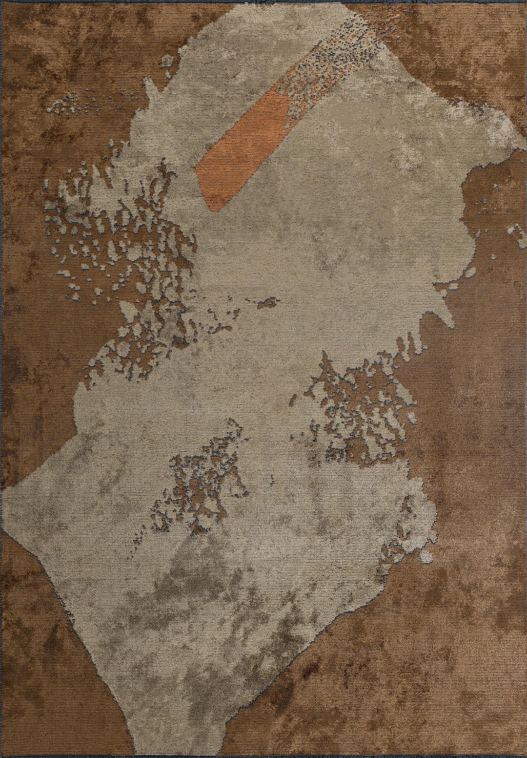 LAGUNA CACAO - TERRA - DARK BEIGE RUG - 1