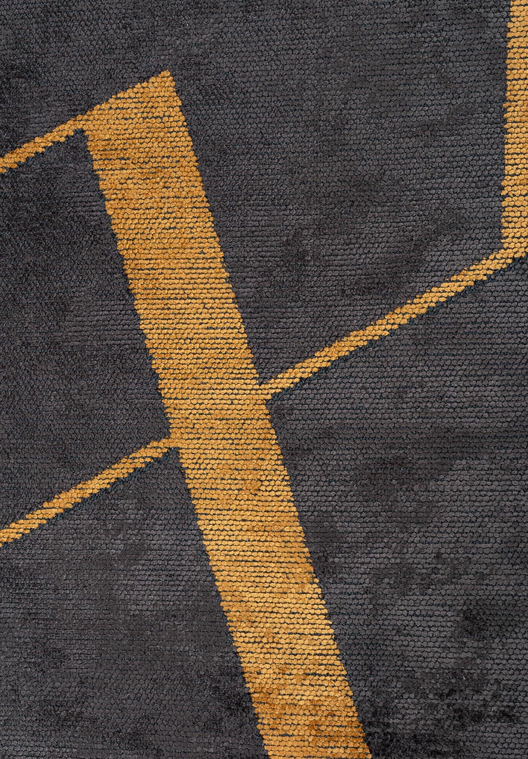 PIPE CHARCOAL - MUSTARD RUG - 5