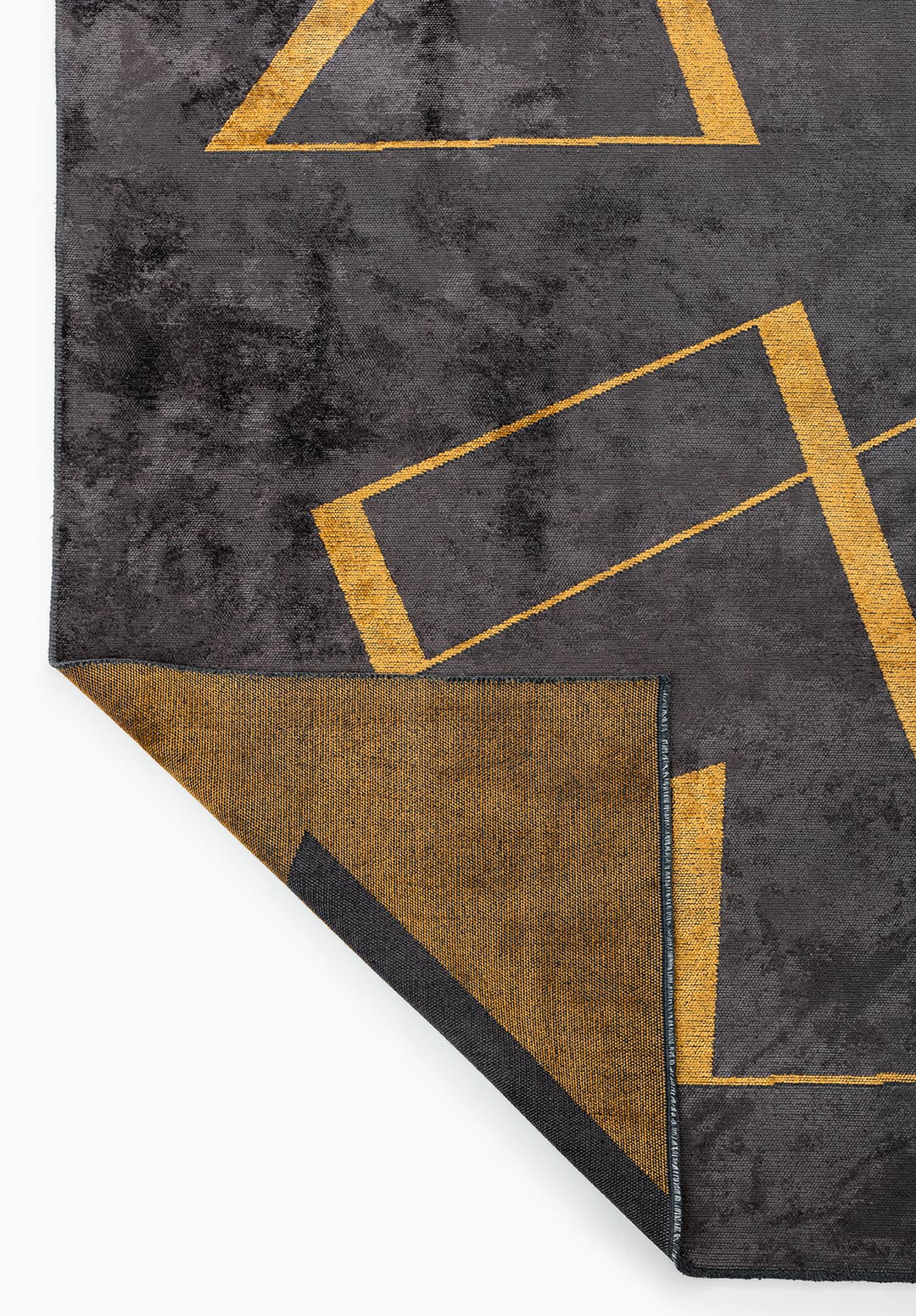 PIPE CHARCOAL - MUSTARD RUG - 3
