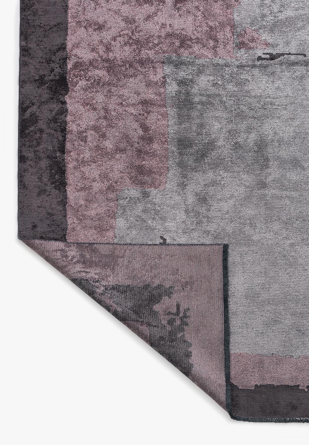 HANNOVER LIGHT GREY - CHARCOAL - DAMSON RUG - 3