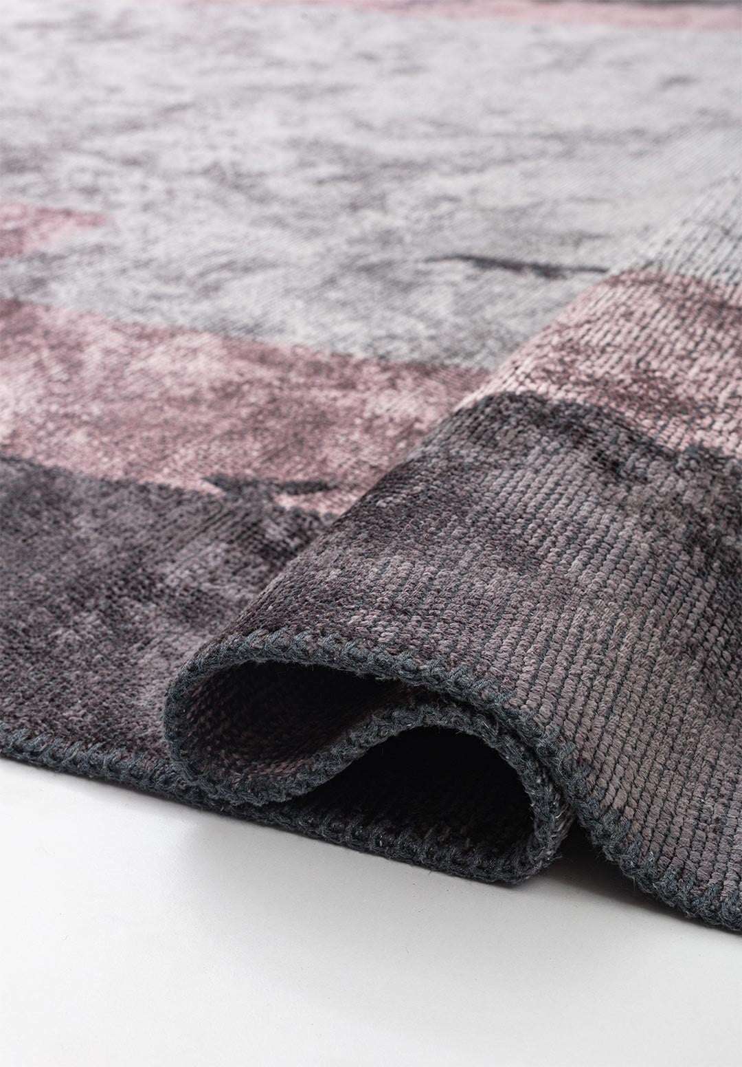 HANNOVER LIGHT GREY - CHARCOAL - DAMSON RUG - 2