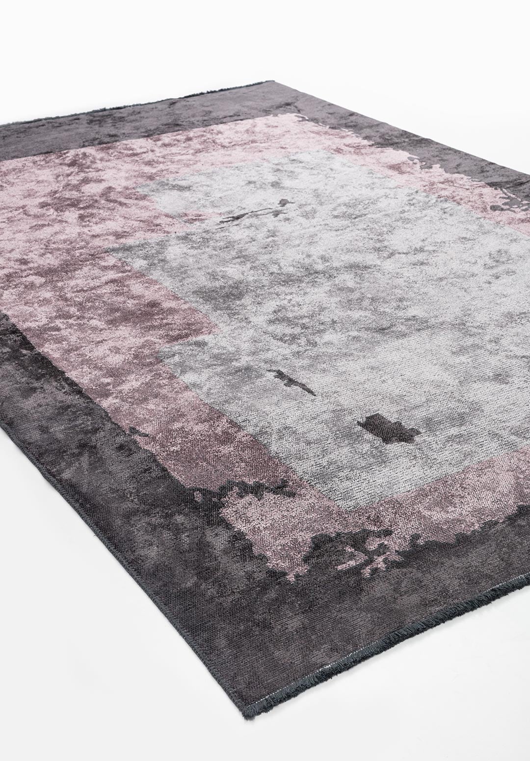 HANNOVER LIGHT GREY - CHARCOAL - DAMSON RUG - 4