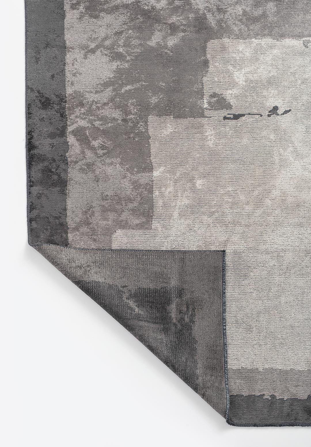 HANNOVER CREAM - CHARCOAL - DARK GREY RUG - 3