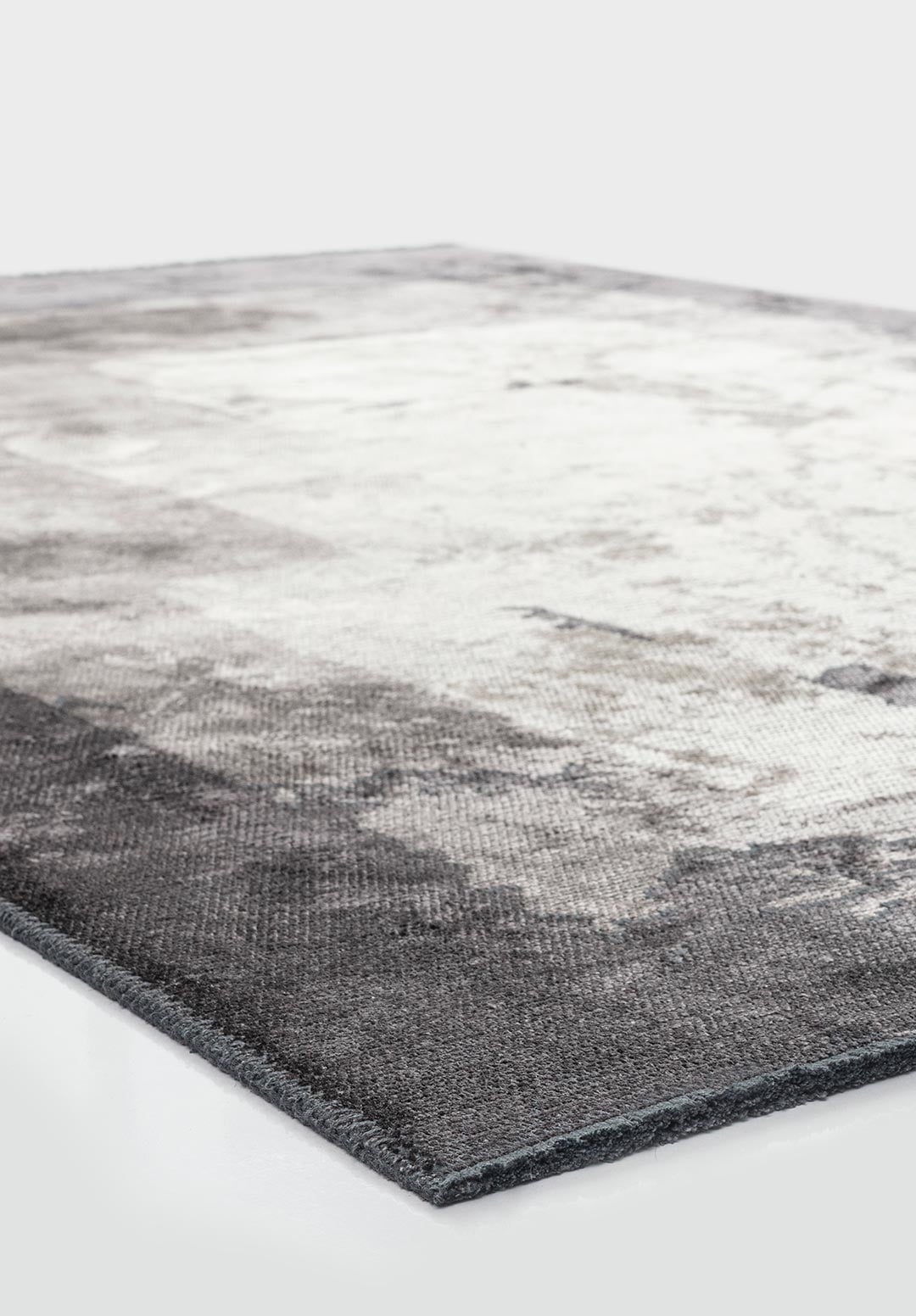 HANNOVER CREAM - CHARCOAL - DARK GREY RUG - 4