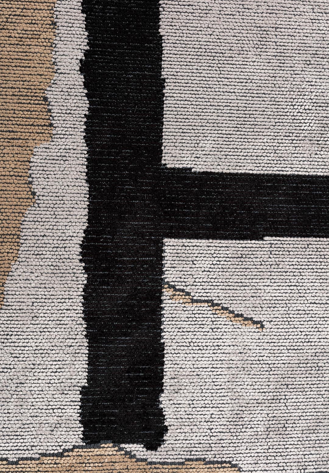 SALAMANCA BLACK - DARK BEIGE - LIGHT GREY RUG - 5