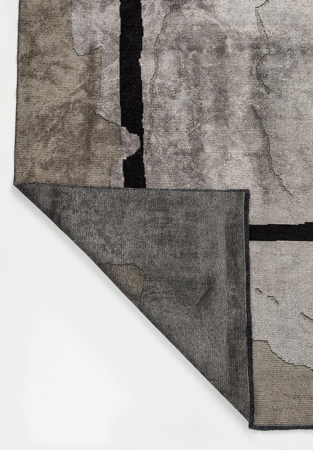 SALAMANCA BLACK - GREY - LIGHT GREY RUG - 3