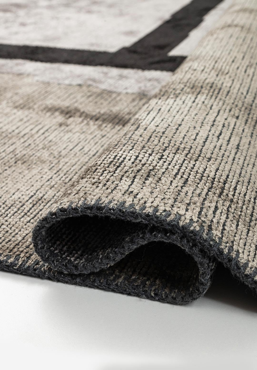 SALAMANCA BLACK - GREY - LIGHT GREY RUG - 2