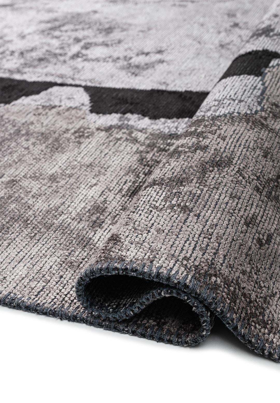 SALAMANCA BLACK - DARK GREY - LIGHT GREY RUG - 2