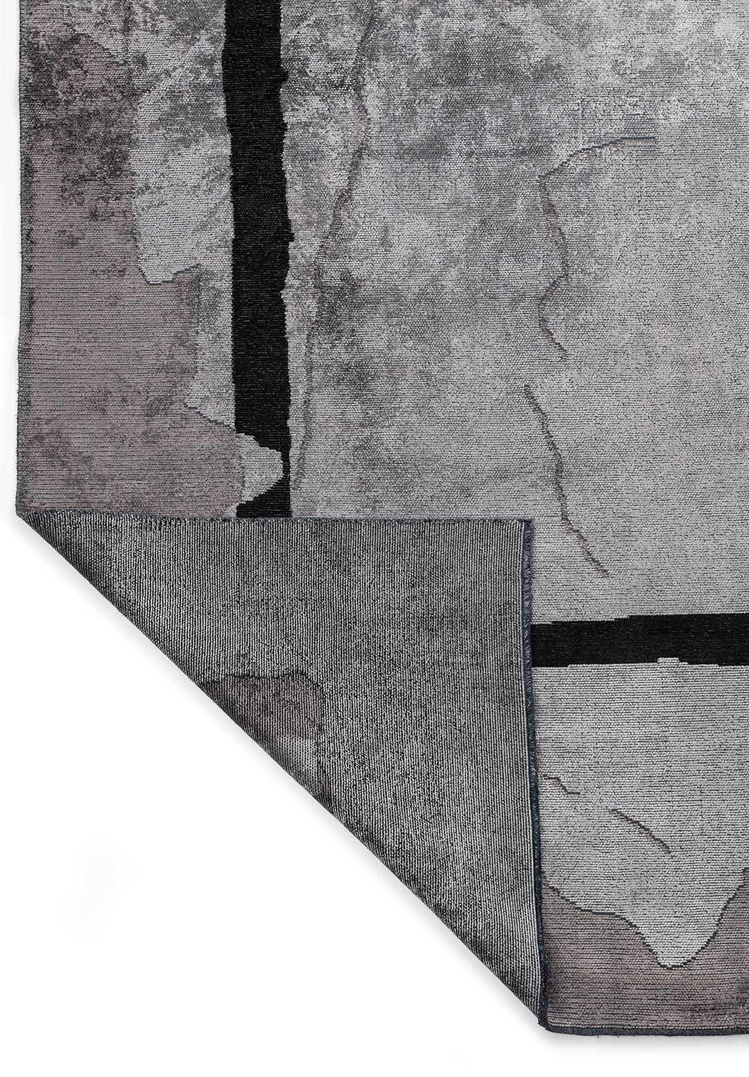 SALAMANCA BLACK - DARK GREY - LIGHT GREY RUG - 3