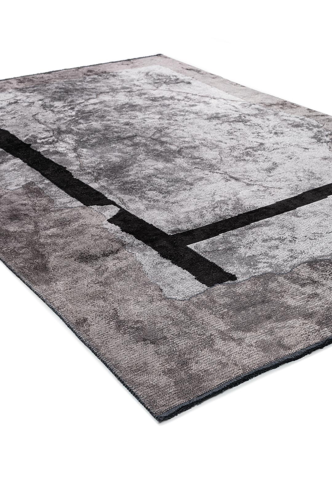 SALAMANCA BLACK - DARK GREY - LIGHT GREY RUG - 4