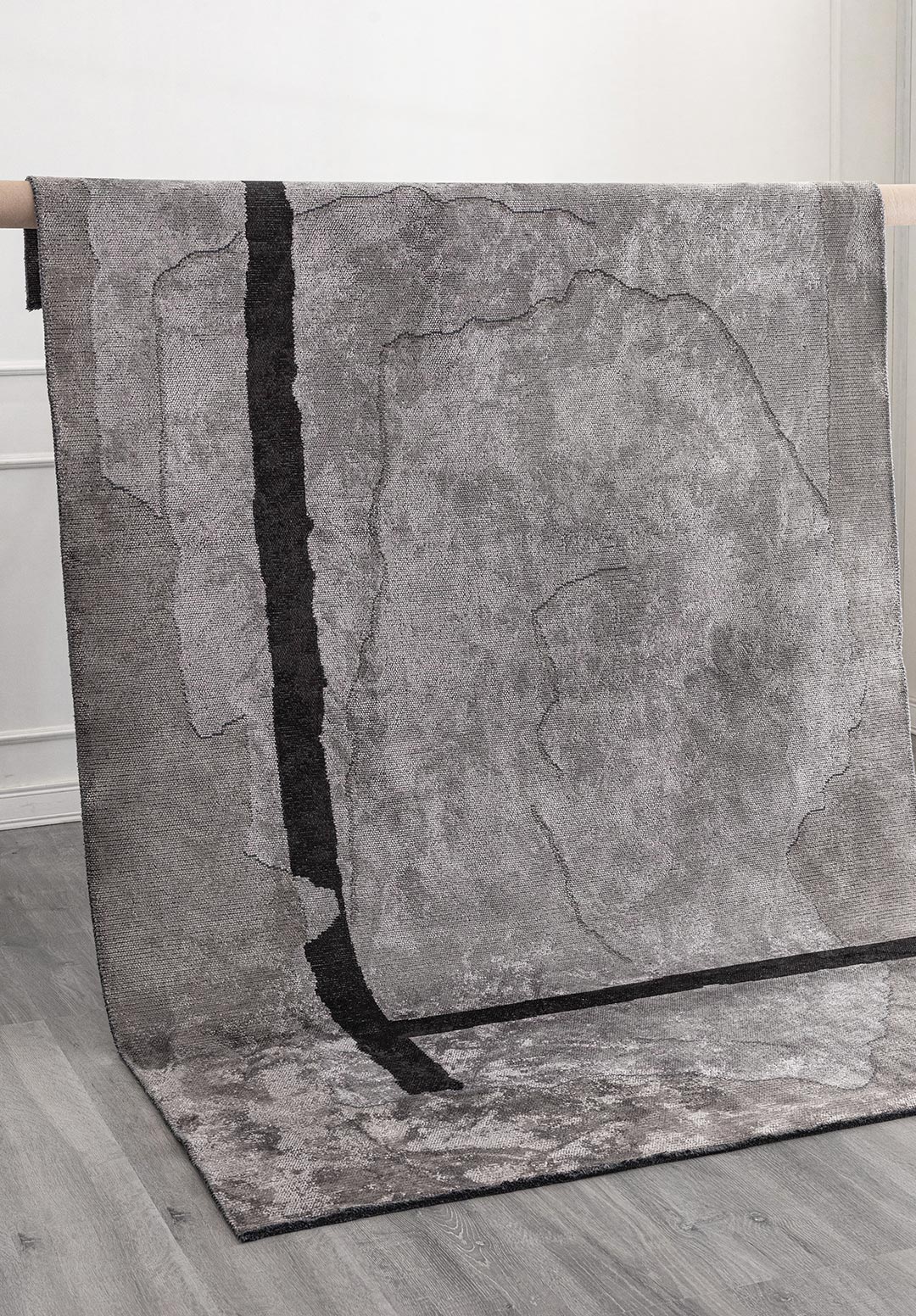 SALAMANCA BLACK - DARK GREY - LIGHT GREY RUG - 6