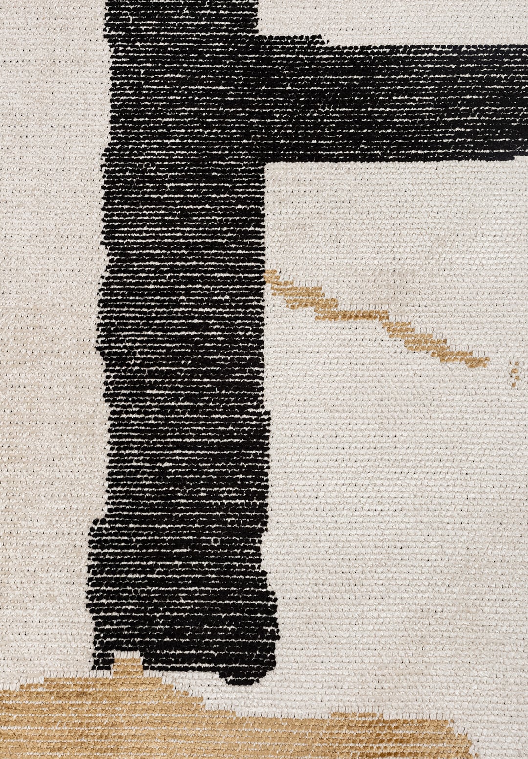 SALAMANCA BLACK - DARK BEIGE - ECRU RUG - 5