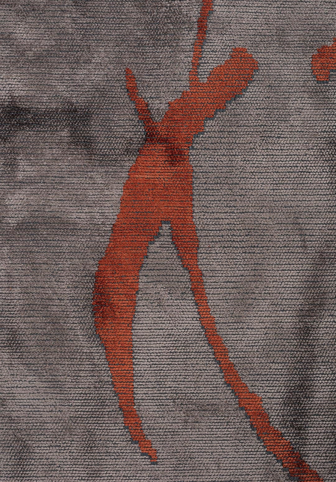 MUNICH DARK GREY - LIGHT GREY - RUST RUG - 5