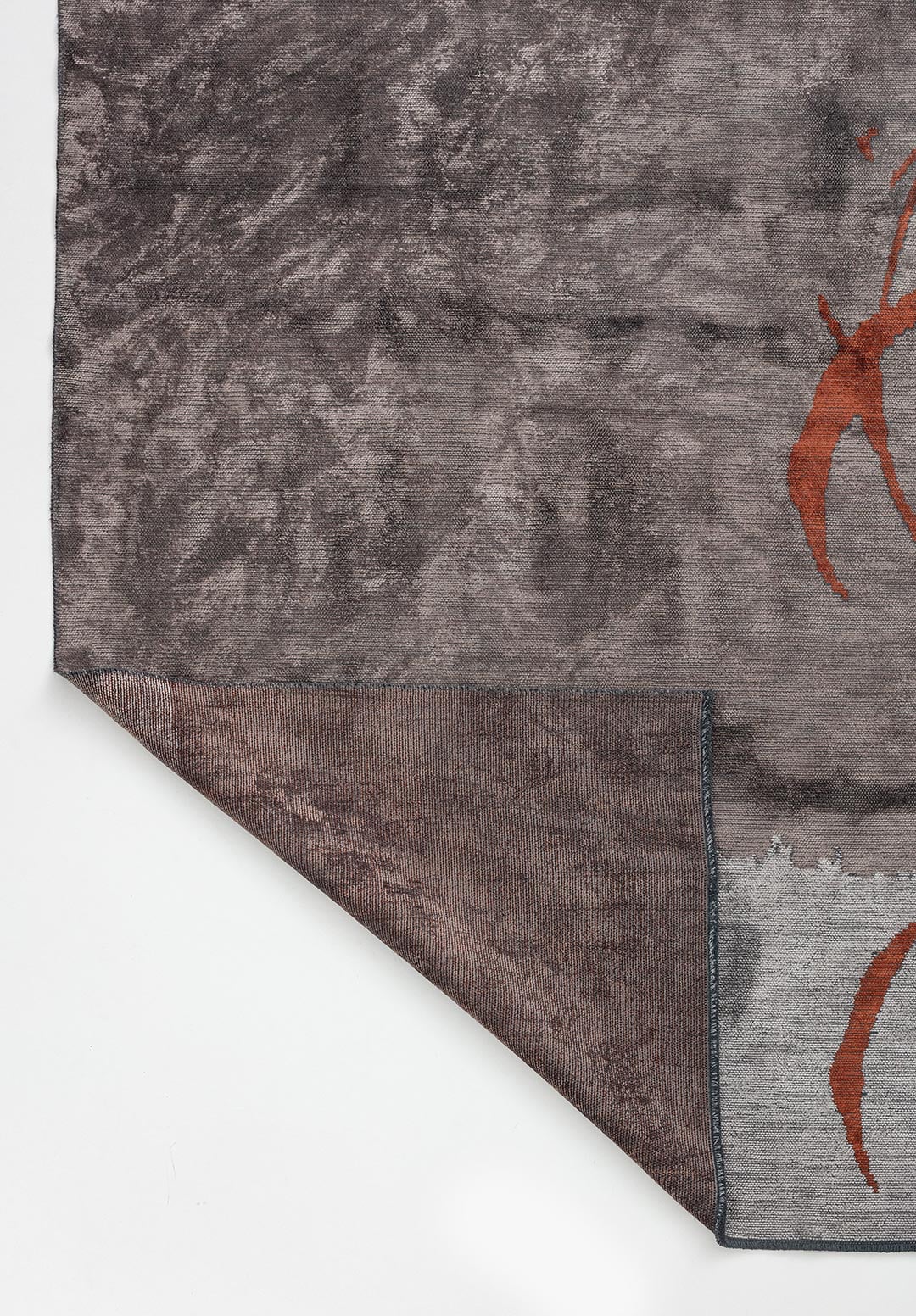 MUNICH DARK GREY - LIGHT GREY - RUST RUG - 3
