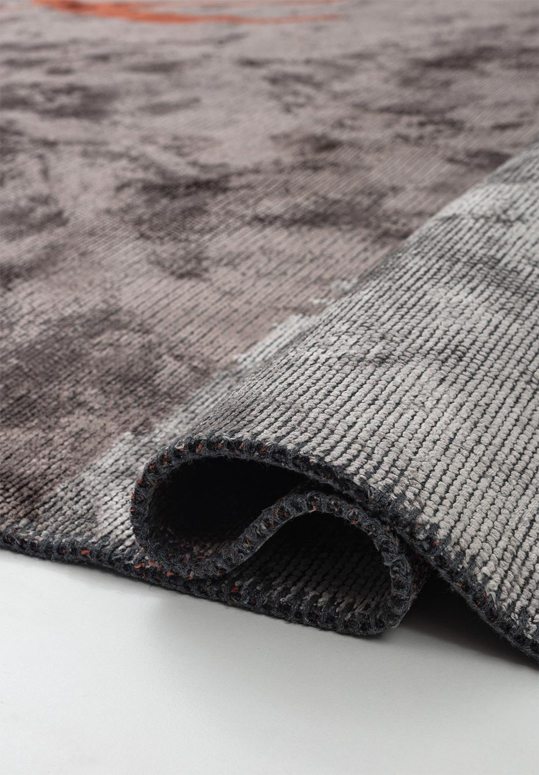 MUNICH DARK GREY - LIGHT GREY - RUST RUG - 2