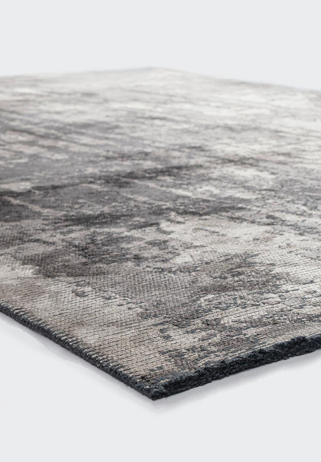 RHODES CHARCOAL - DARK GREY - CREAM RUG - 4