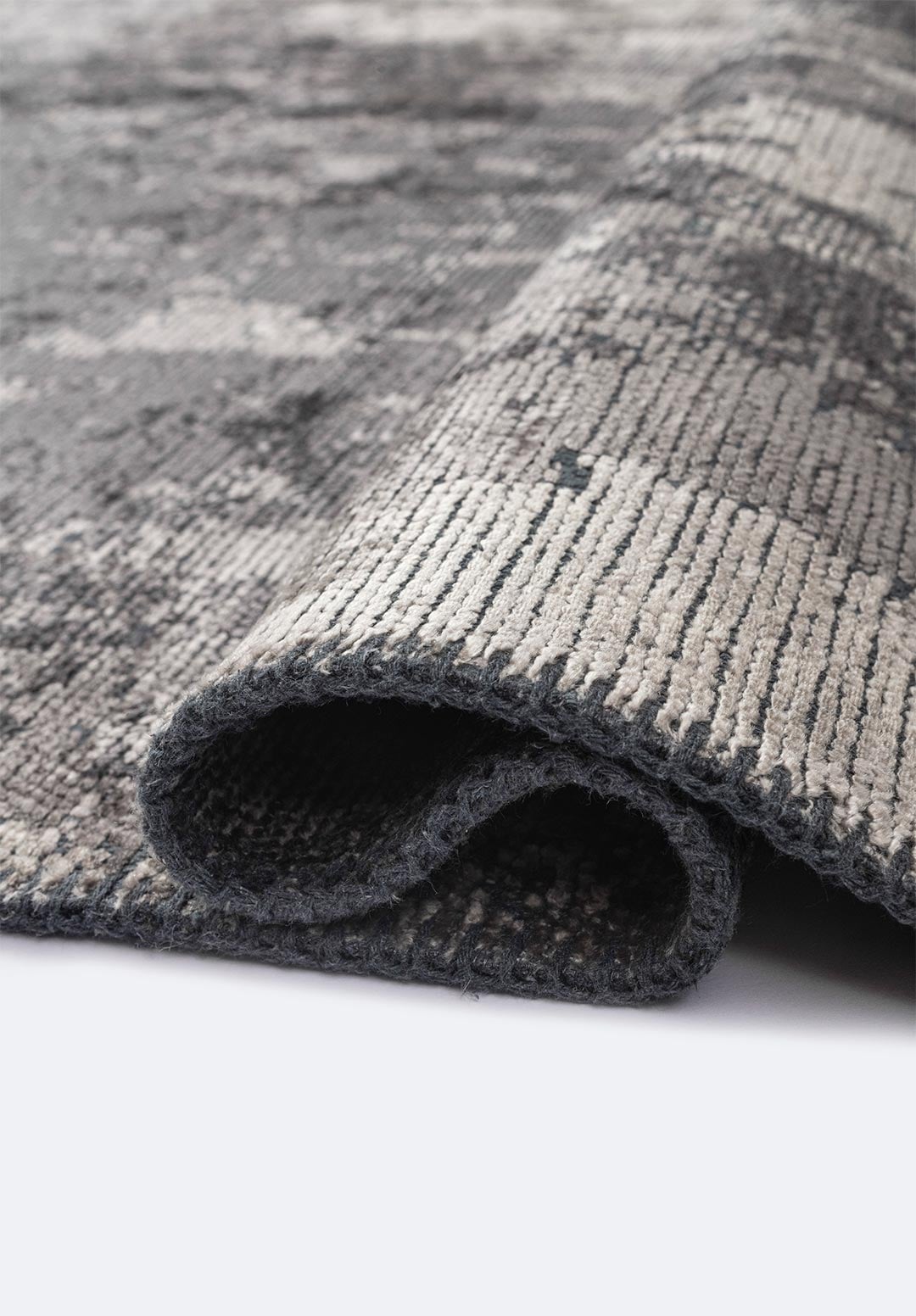 RHODES CHARCOAL - DARK GREY - CREAM RUG - 2