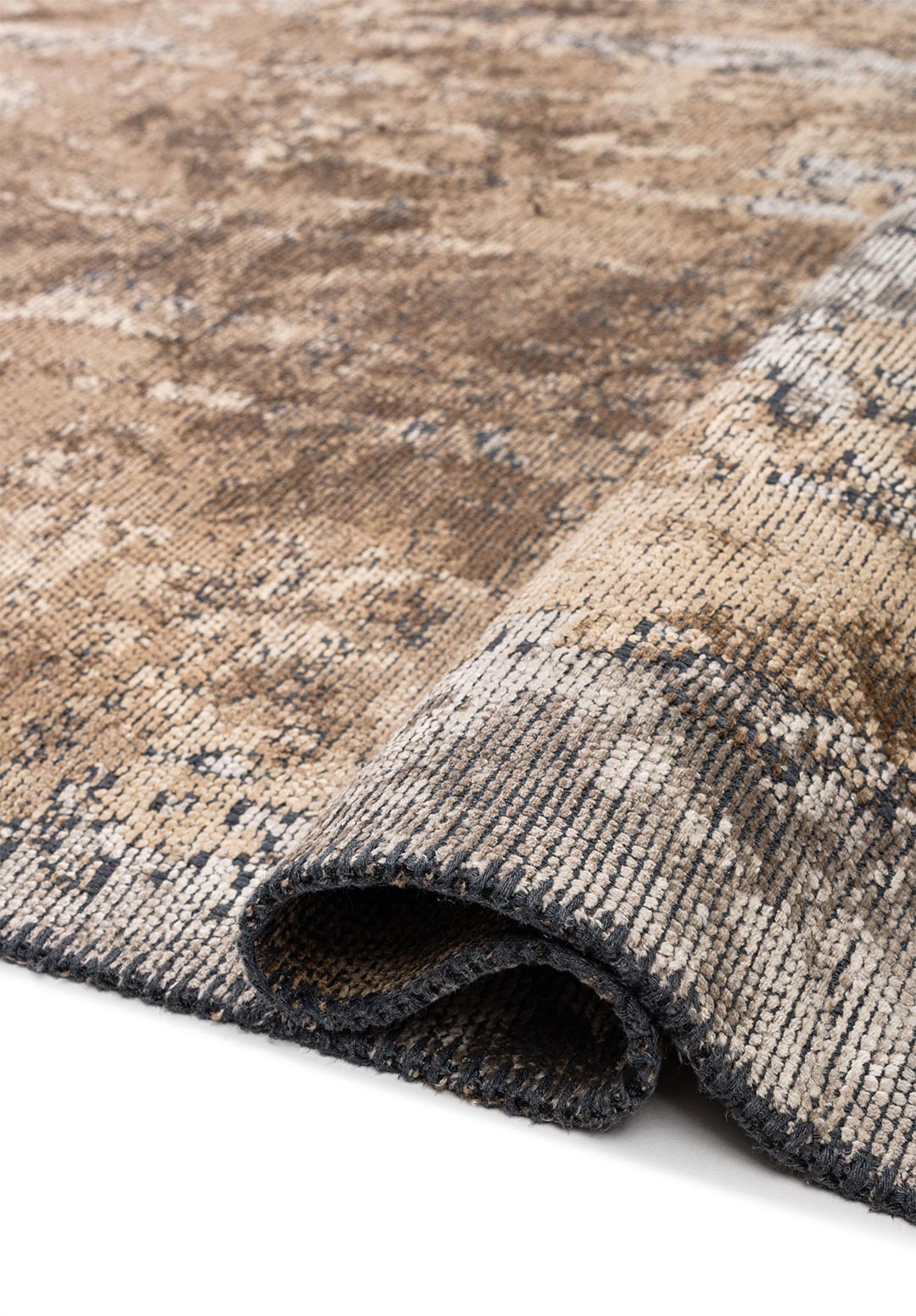 RHODES MINK - DARK BEIGE - CREAM RUG - 2