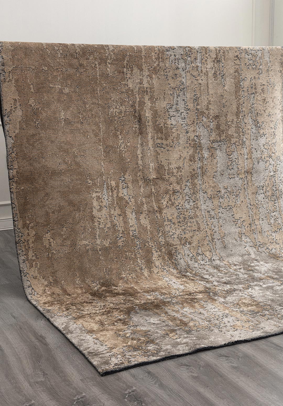 RHODES MINK - DARK BEIGE - CREAM RUG - 4