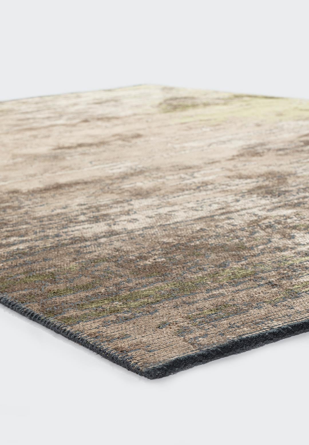 VOLOS GREEN - LIGHT BROWN - DARK BEIGE RUG - 4