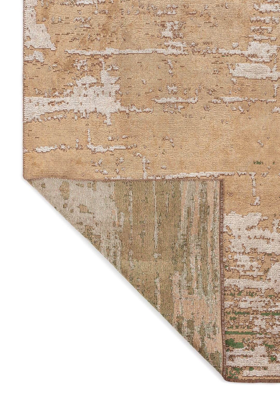 VOLOS FOREST GREEN - DARK BEIGE - BONE RUG - 3