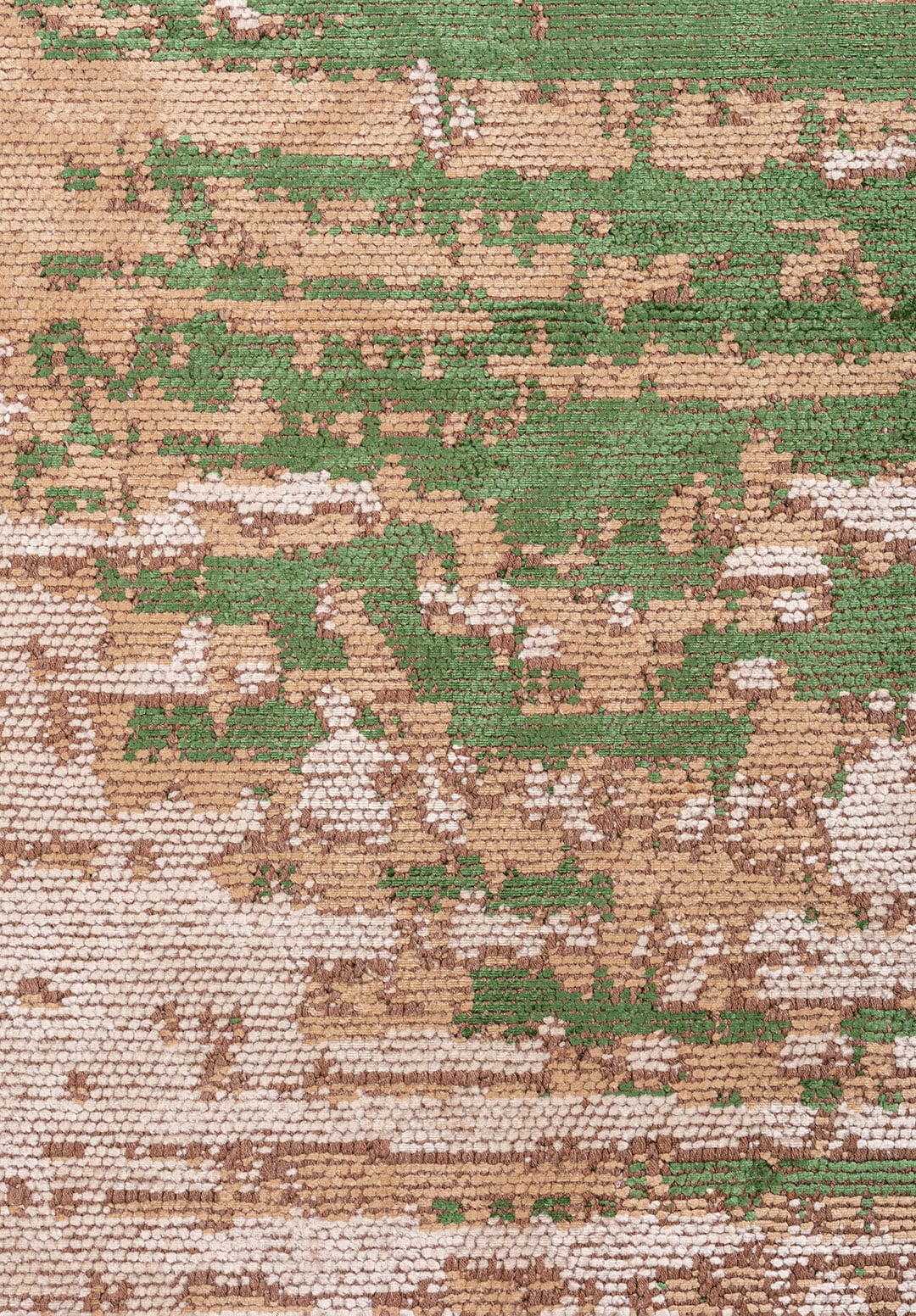VOLOS FOREST GREEN - DARK BEIGE - BONE RUG - 5