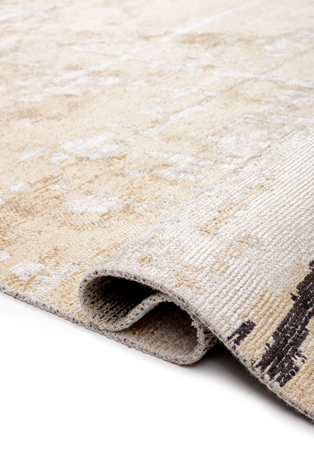 VOLOS CHARCOAL - CREAM - ECRU RUG - 2