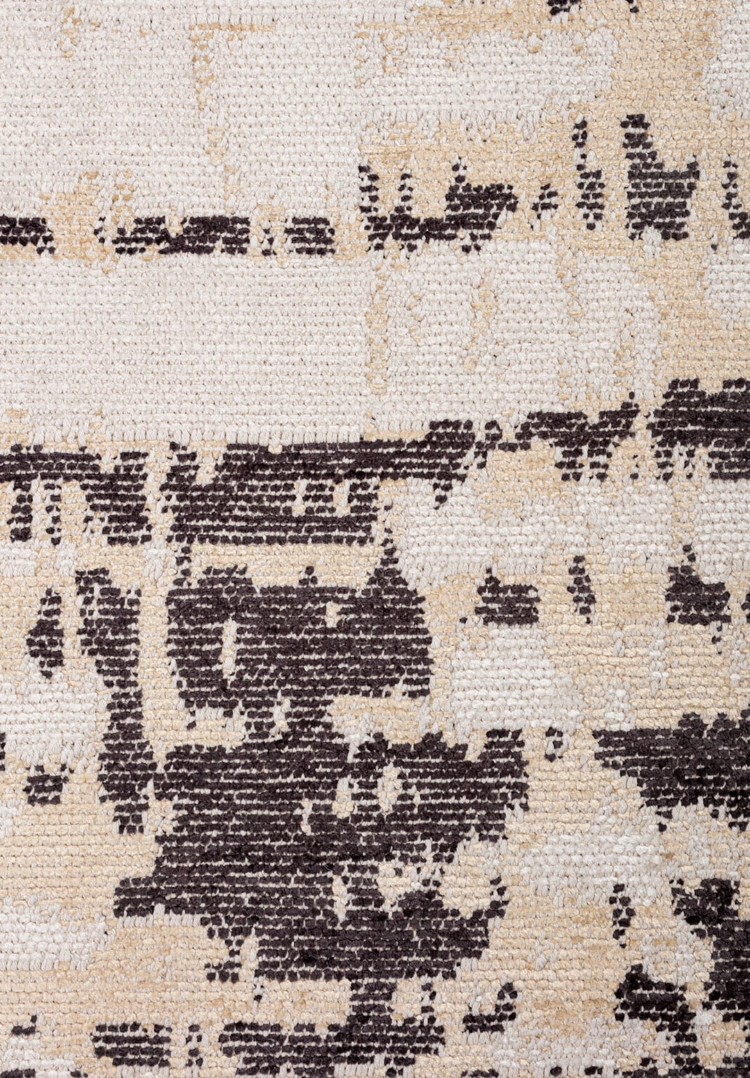 VOLOS CHARCOAL - CREAM - ECRU RUG - 5