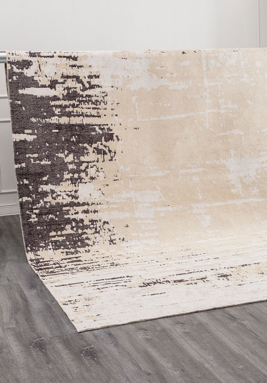 VOLOS CHARCOAL - CREAM - ECRU RUG - 4