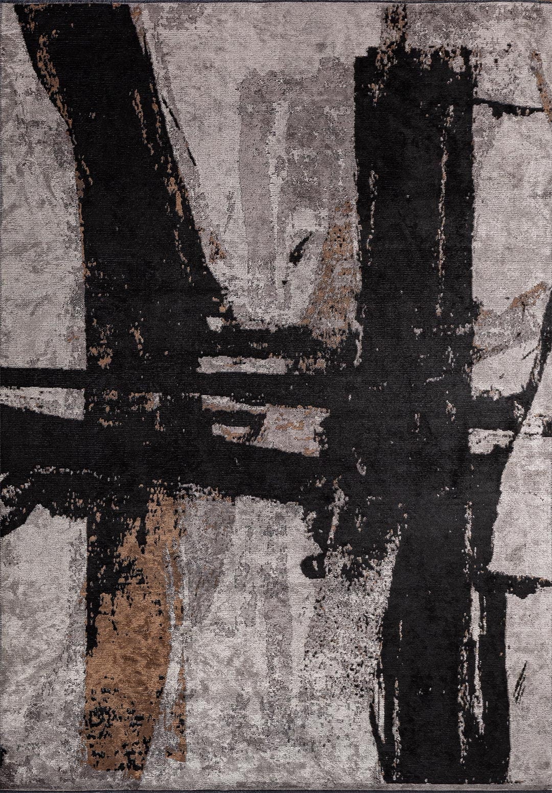CANNES BLACK - CACAO - DARK GREY - CREAM RUG