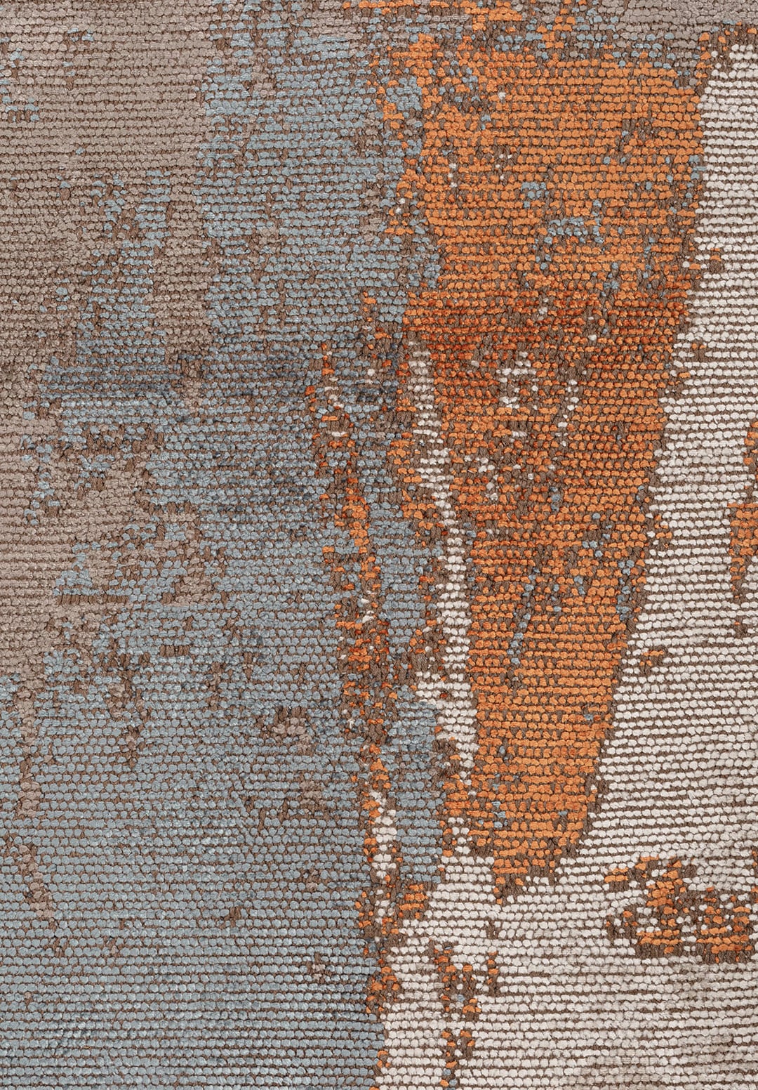 CANNES DARK GREY - BLUE - TERRA - BONE RUG - 5