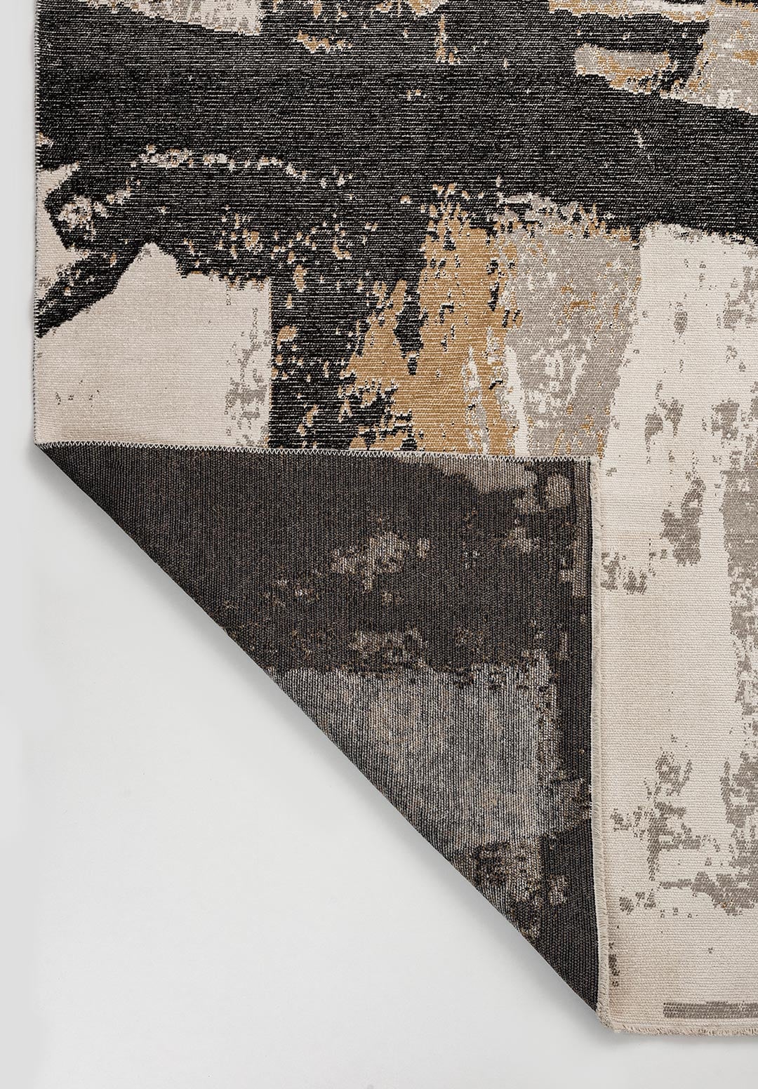 CANNES BLACK - LIGHT BROWN - GREY - ECRU RUG - 3