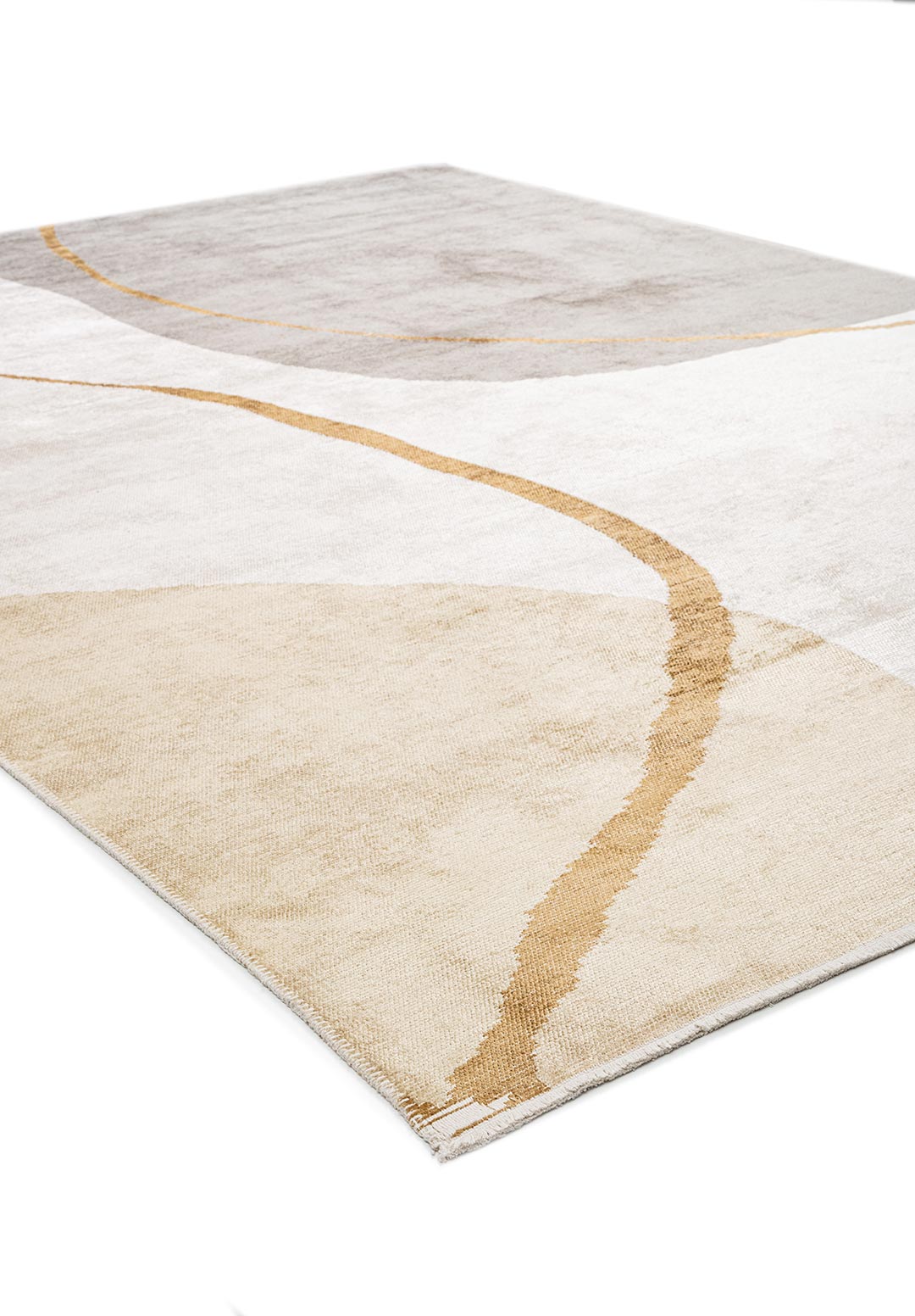 LAGOS LIGHT BROWN - GREY - BEIGE - ECRU RUG - 4