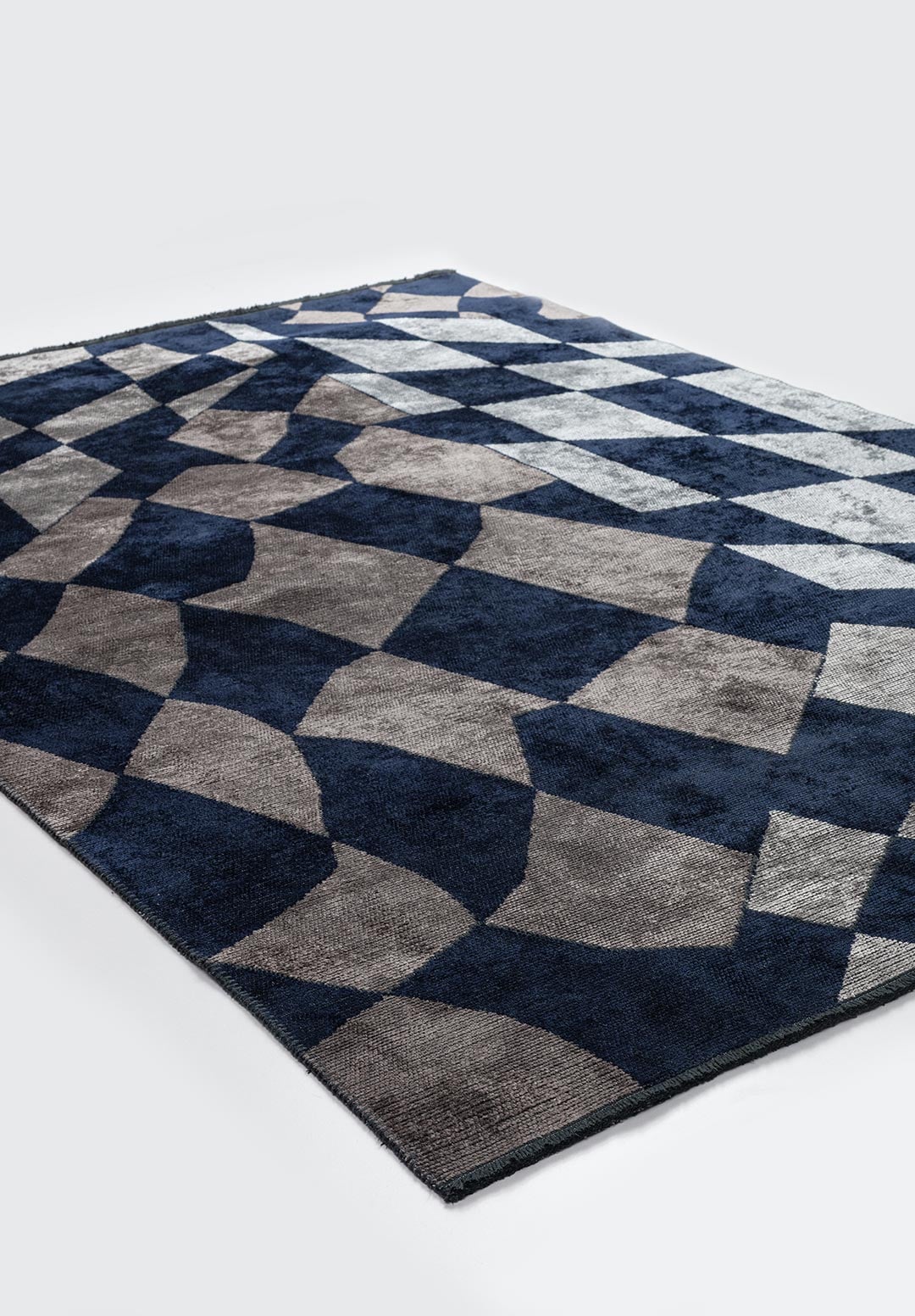 MANCHESTER DARK NAVY - DARK GREY - ICE BLUE - GREY RUG - 4