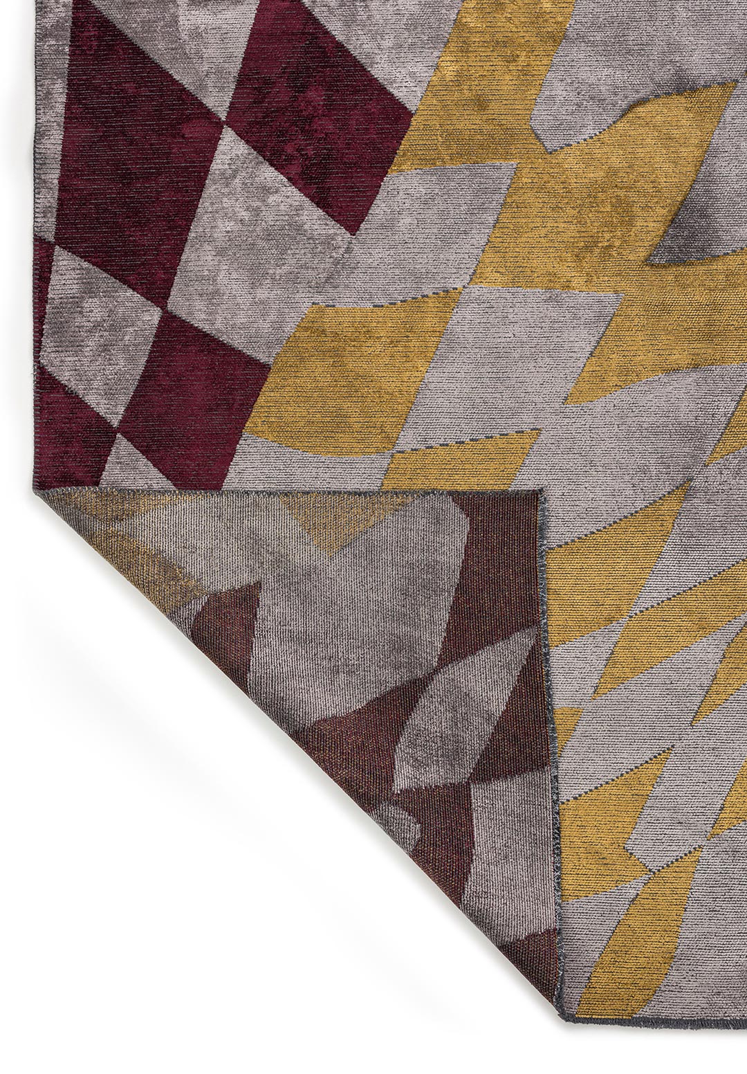 JERSEY CHERRY - LIGHT GREY - GOLD - LIGHT GREY RUG - 3