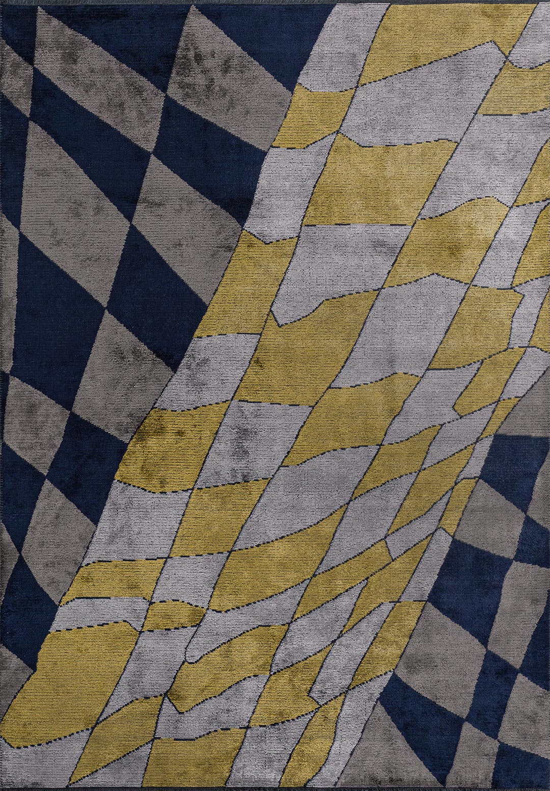 JERSEY DARK NAVY - DARK GREY - LIGHT GREY - GOLD RUG - 1