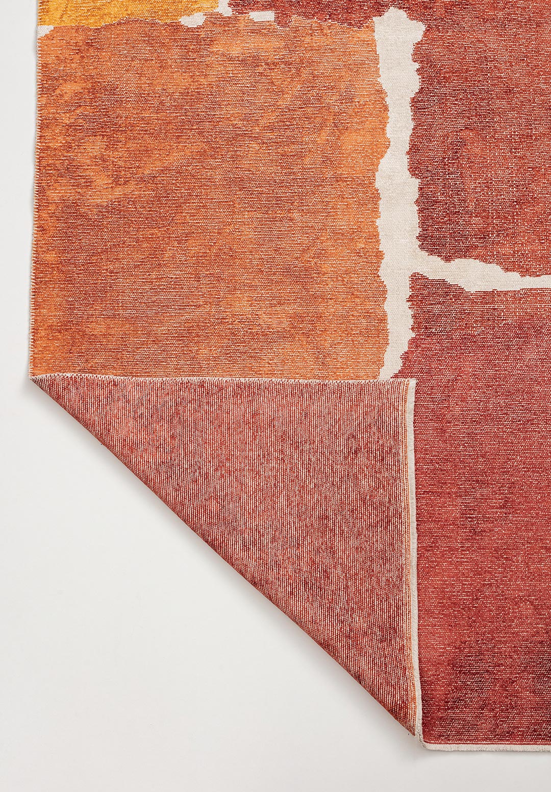 LOS ANGELES DARK TERRA - RUST - MUSTARD - TERRA - ECRU RUG - 3
