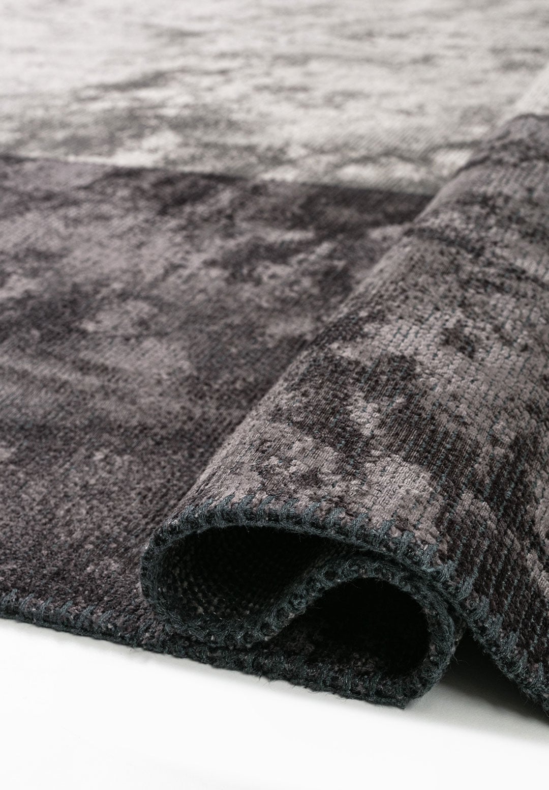BROADWAY CHARCOAL - DARK GREY - GREY - LIGHT GREY RUG - 2