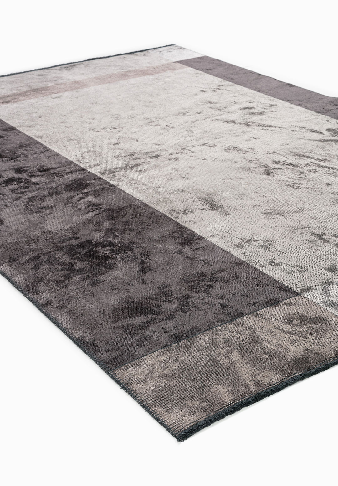 BROADWAY CHARCOAL - DARK GREY - GREY - LIGHT GREY RUG - 4
