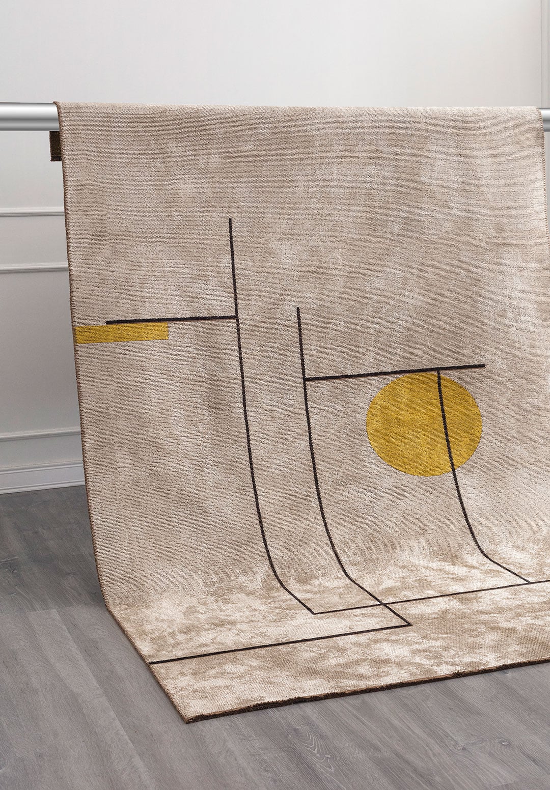 CIRCUS BLACK - BONE - YELLOW RUG - 4